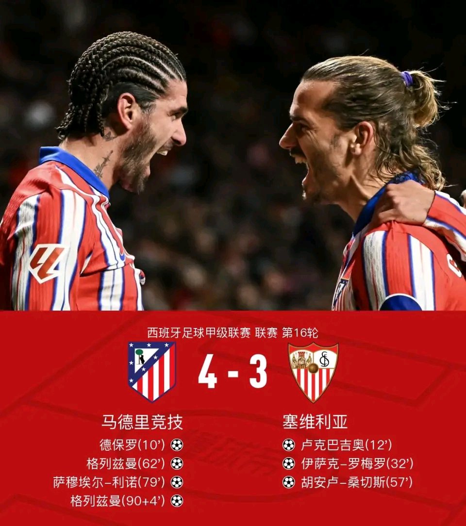 关于看点！马竞战胜对手，豪取欧冠胜利！的信息